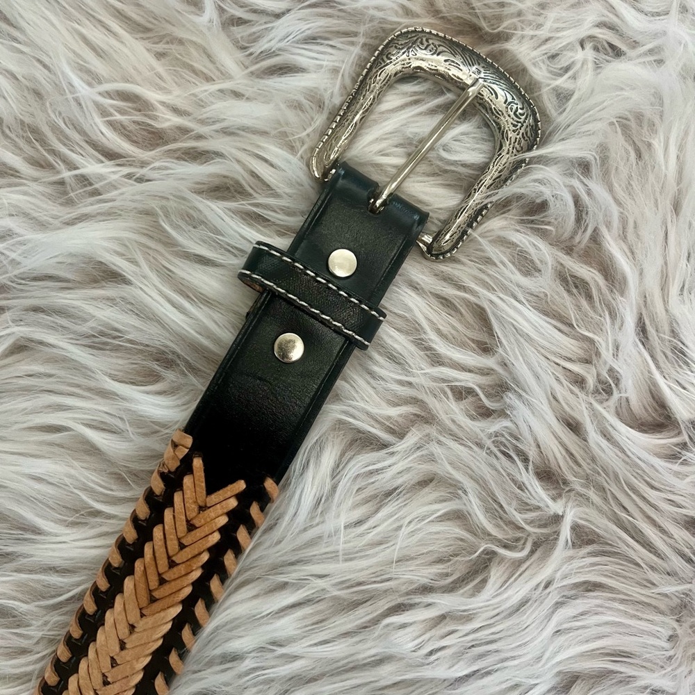 Leather belt